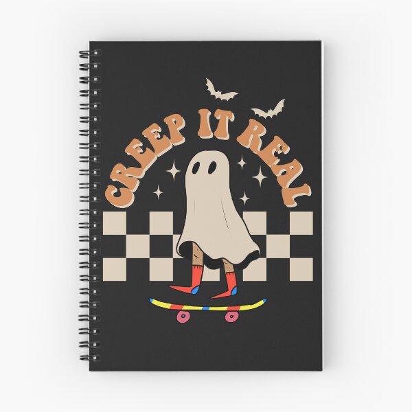 Item preview, Creep It Real Ghost Vintage Skateboarding Ghost Halloween designed and sold by TaraxDoolittle.