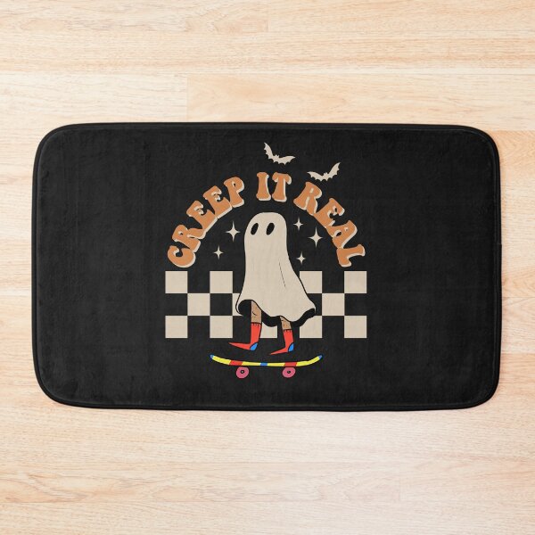 Item preview, Creep It Real Ghost Vintage Skateboarding Ghost Halloween designed and sold by TaraxDoolittle.