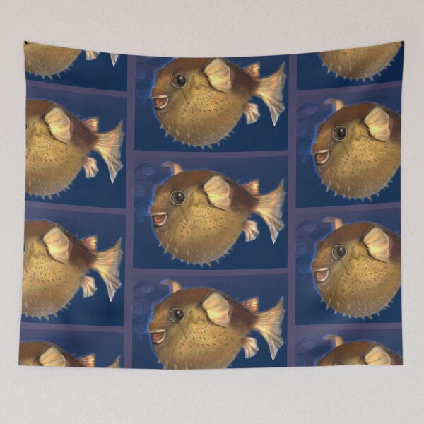 Item preview, Shark Puffer Fish  designed and sold by Cherylgrayum.
