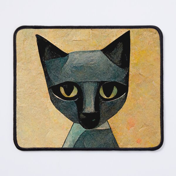 Item preview, Cubism style cat print designed and sold by ThePurpleMelon.