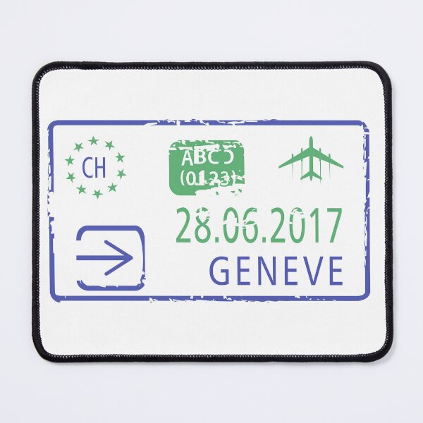 Item preview, Geneve Airport Stamp designed and sold by royumi.