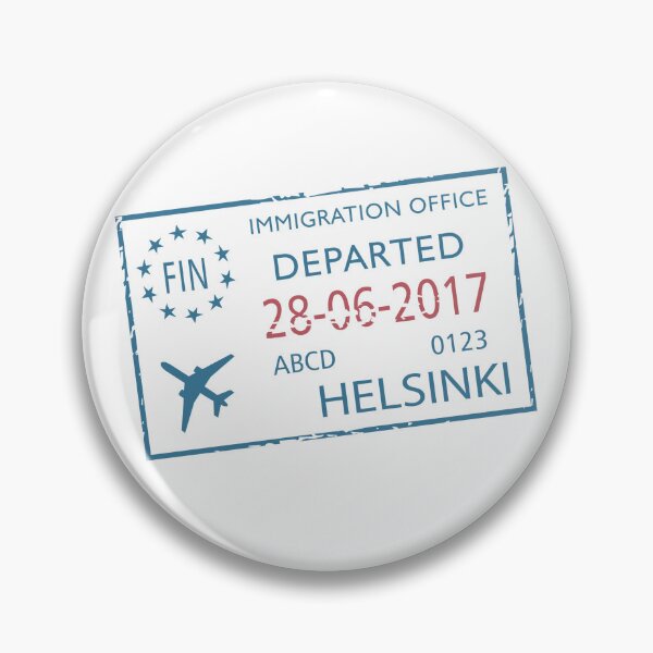 Item preview, Helsinki Airport Stamp designed and sold by royumi.