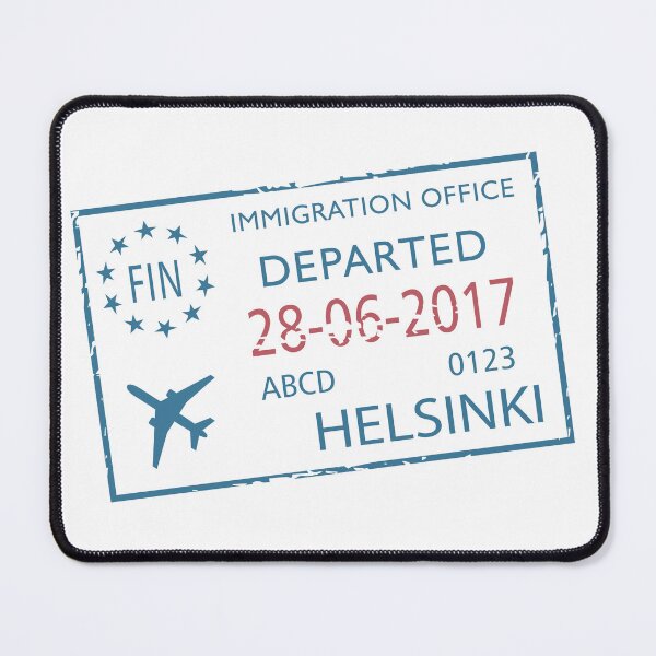 Item preview, Helsinki Airport Stamp designed and sold by royumi.