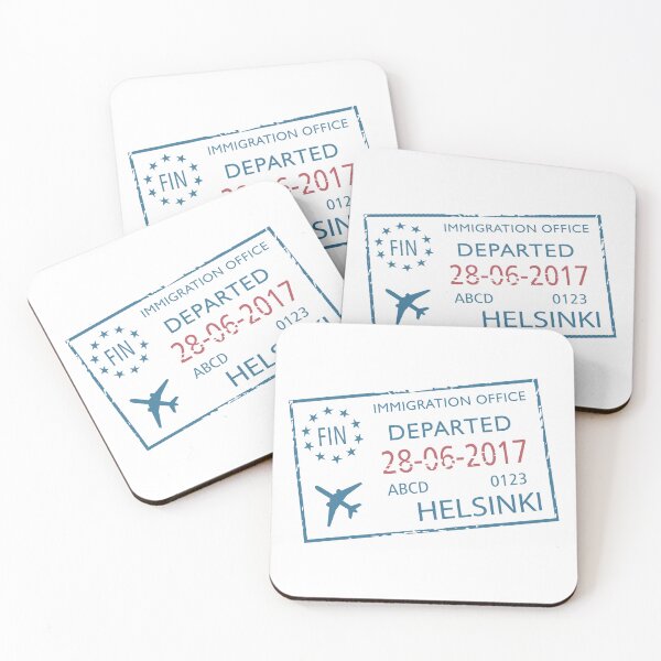 Item preview, Helsinki Airport Stamp designed and sold by royumi.