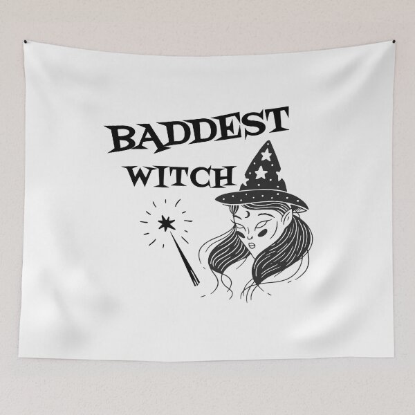 Item preview, Gift For Men Baddest Witch Baddest Witch Say Hi Vintage Photograp designed and sold by WinnpedrohoArts.
