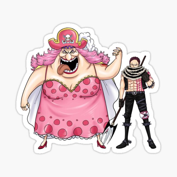 "One Piece Big Mom And Charlotte Katakuri" Sticker for Sale by WandaMcCullough Redbubble