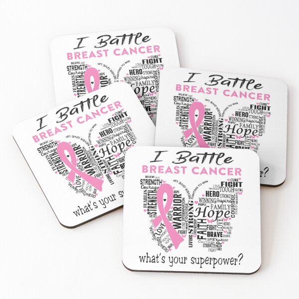 Item preview, Breast Cancer Warrior - I Battle Breast Cancer What is your Superpower? designed and sold by KirstybShop.