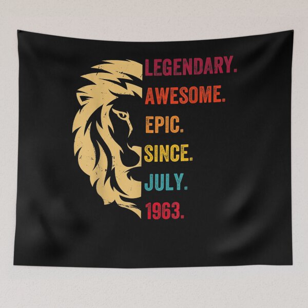 Item preview, 59 Years Old Gifts Legend Since July 1963 59th Birthday  designed and sold by vergiebee.