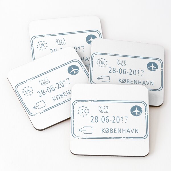 Item preview, Kobenhavn (Copenhagen) Airport Stamp designed and sold by royumi.
