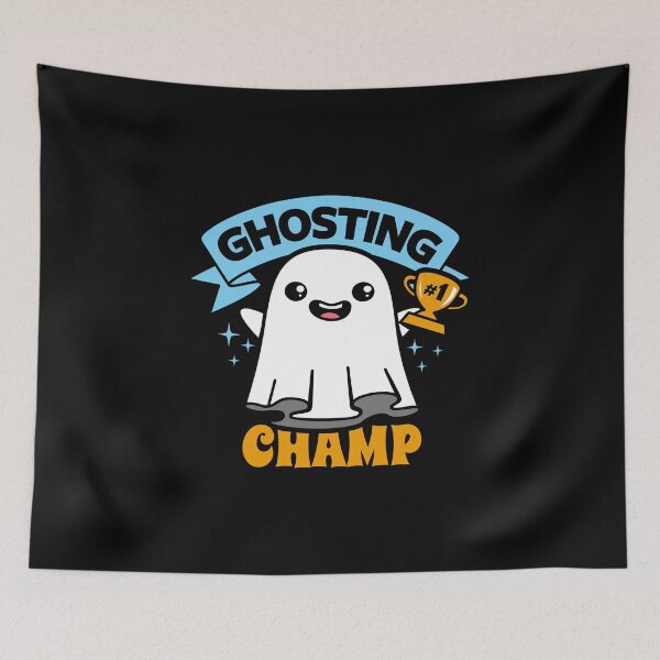 Item preview, Cute Kawaii Ghost Spooky Ghosting Champion designed and sold by BoggsNicolasArt.