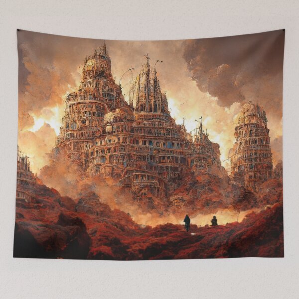 Item preview, Sojourn To The City of Dis designed and sold by Wrennaissance BK.