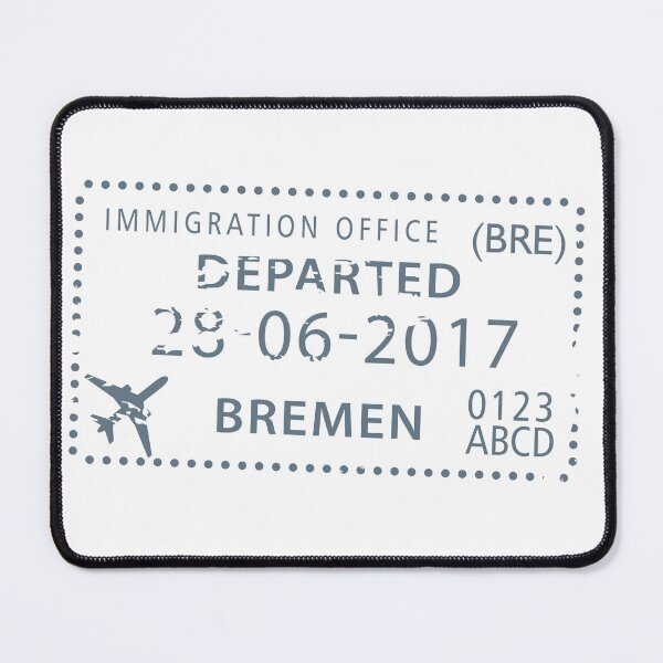 Item preview, Bremen Airport Stamp designed and sold by royumi.