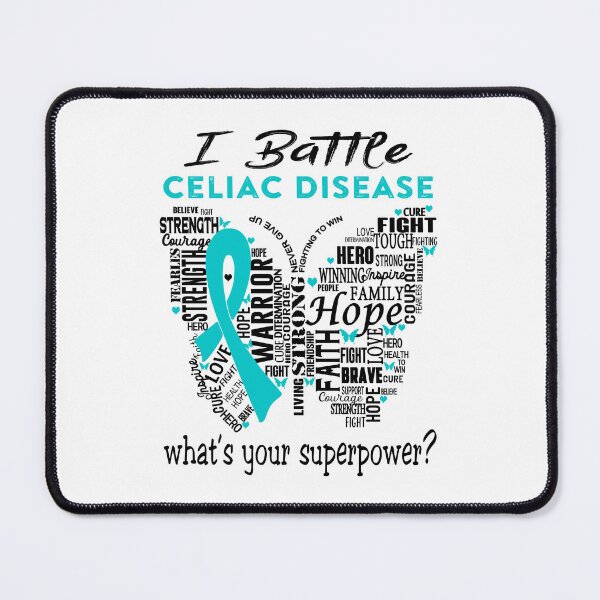 Item preview, Celiac Disease Warrior - I Battle Celiac Disease What is your Superpower? designed and sold by KirstybShop.