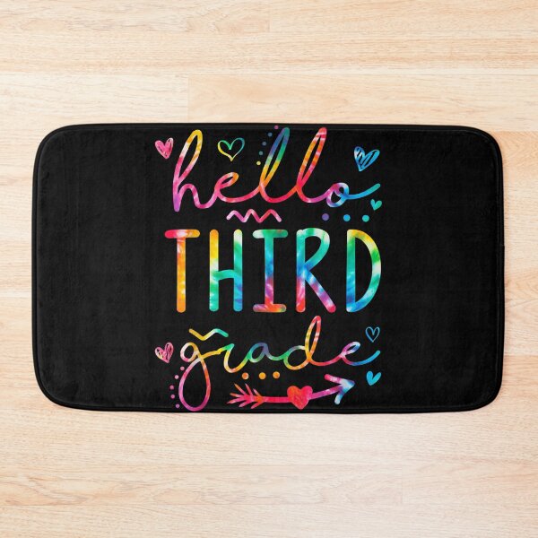 Item preview, Hello Third Grade Teacher Student Back To School Tie Dye  designed and sold by vergiebee.