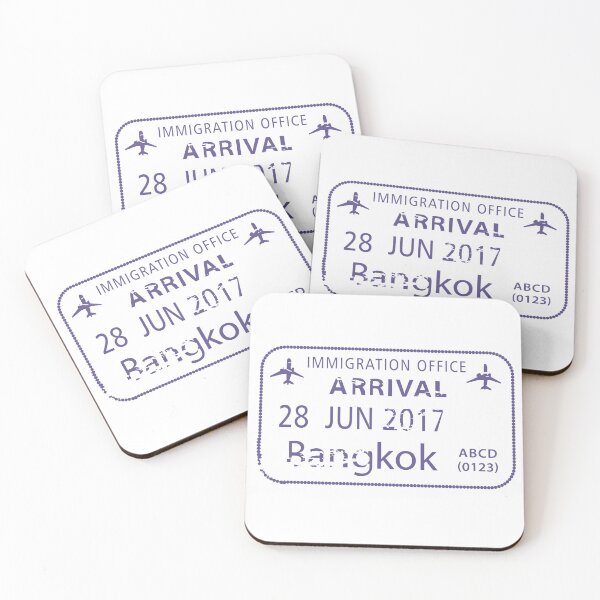 Item preview, Bangkok Airport Stamp designed and sold by royumi.