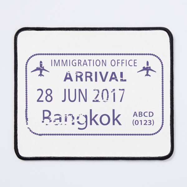 Item preview, Bangkok Airport Stamp designed and sold by royumi.