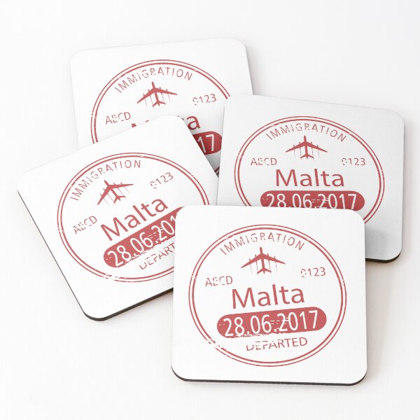 Item preview, Malta Airport Stamp designed and sold by royumi.