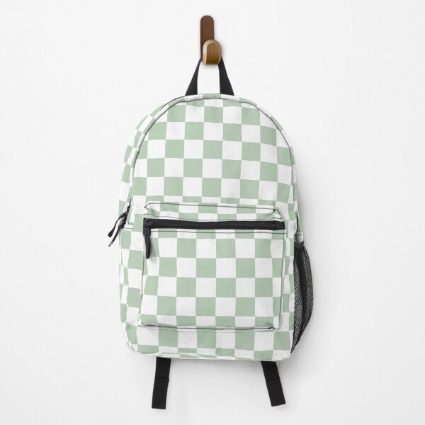 Item preview, Pastel Sage Pistachio Green Checkered Print designed and sold by DesignStory.