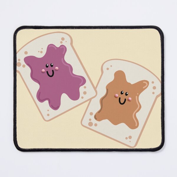 Item preview, Best friends peanut butter and jelly cute work of art cartoon toast designed and sold by Novel-ty.