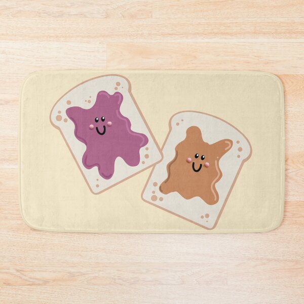 Item preview, Best friends peanut butter and jelly cute work of art cartoon toast designed and sold by Novel-ty.