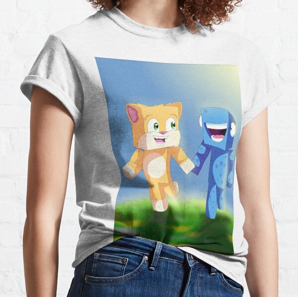 Stampy Cat T Shirts Redbubble - squid magic roblox