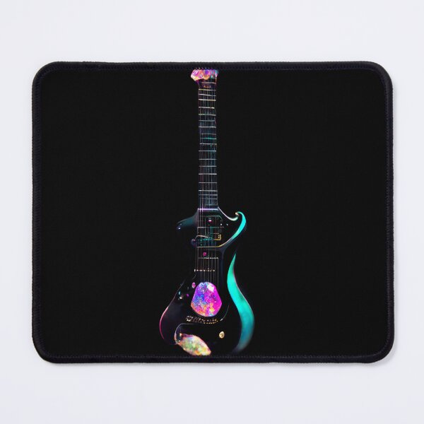 Item preview, Gfab Bfab Gen Ai FFab ABAI Surreal Trends Clothing Gemmed Electric guitar designed and sold by Surrealtrends.