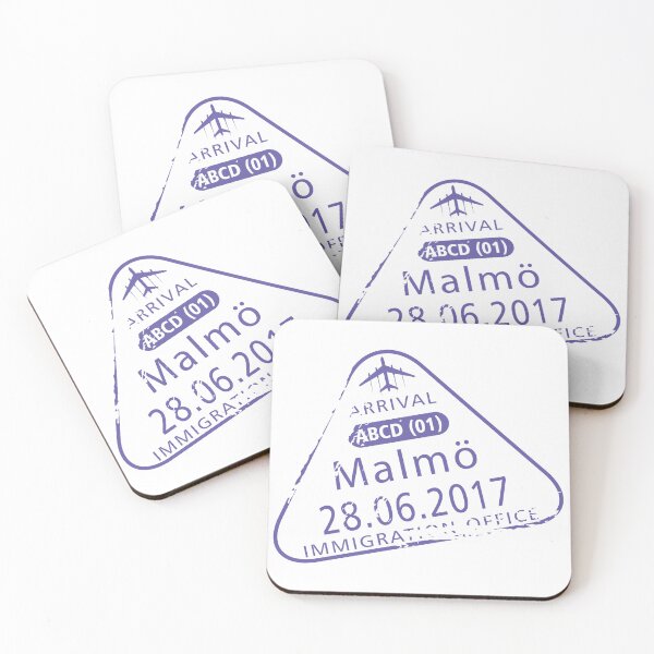 Item preview, Malmo Airport Stamp designed and sold by royumi.