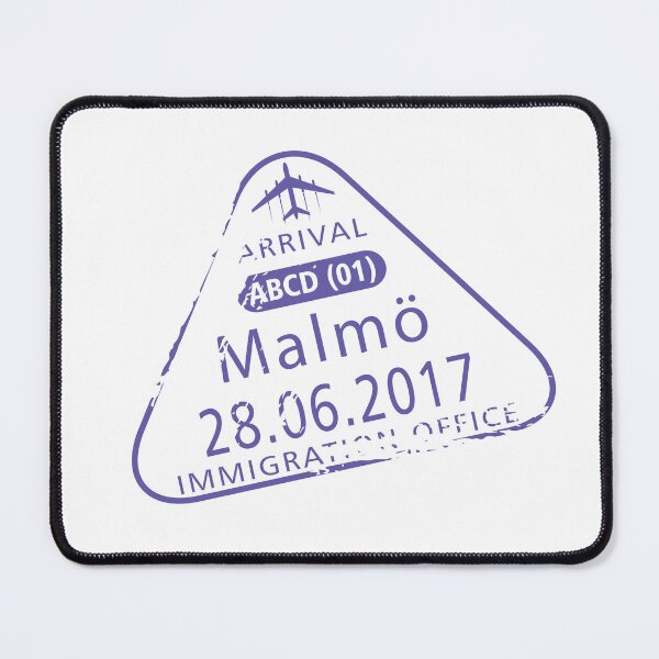 Item preview, Malmo Airport Stamp designed and sold by royumi.