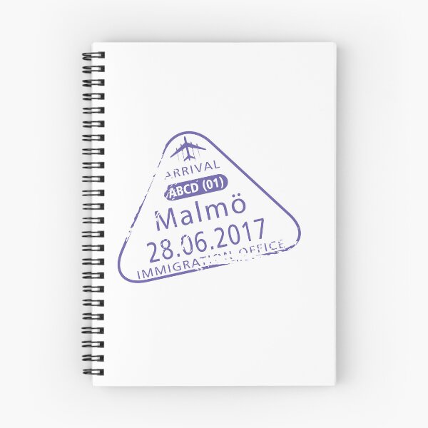 Artikelvorschau, Stempel des Flughafens Malmö entworfen und verkauft von royumi.
