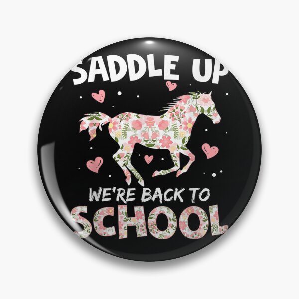 Item preview, Saddle Up We're Back To School Cool Horse Riding  designed and sold by vergiebee.