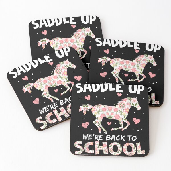 Item preview, Saddle Up We're Back To School Cool Horse Riding  designed and sold by vergiebee.