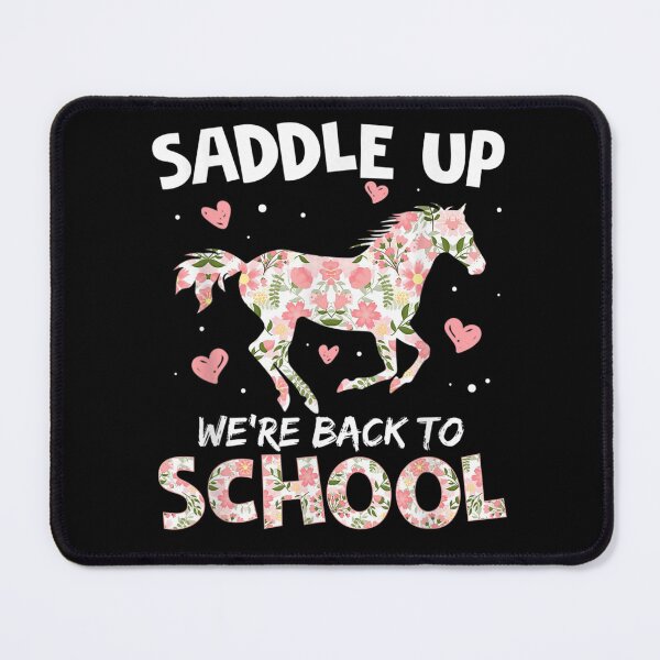 Item preview, Saddle Up We're Back To School Cool Horse Riding designed and sold by vergiebee.