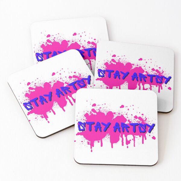 Item preview, Stay Artsy Pink and Purple Graffiti designed and sold by Pink Ribbon.