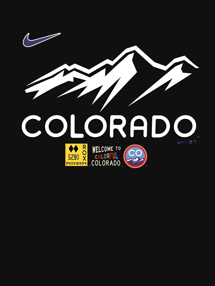 Colorado Rockies 2022 City Connect Wordmark Shirt 2022 Active T-Shirt | Redbubble