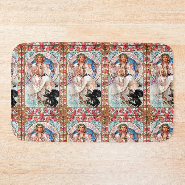 Item preview, Portrait Of Josephine Crane-Bradley As Slavia-Alphonse Mucha -Art Nouveau Mucha -Vintage Alphonse Woman Nouveau designed and sold by TeeARTHY.