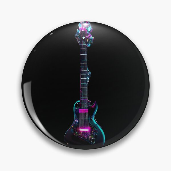 Item preview, Gfab Bfab Gen Ai FFab ABAI Surreal Trends Clothing Gemmed Electric guitar designed and sold by Surrealtrends.