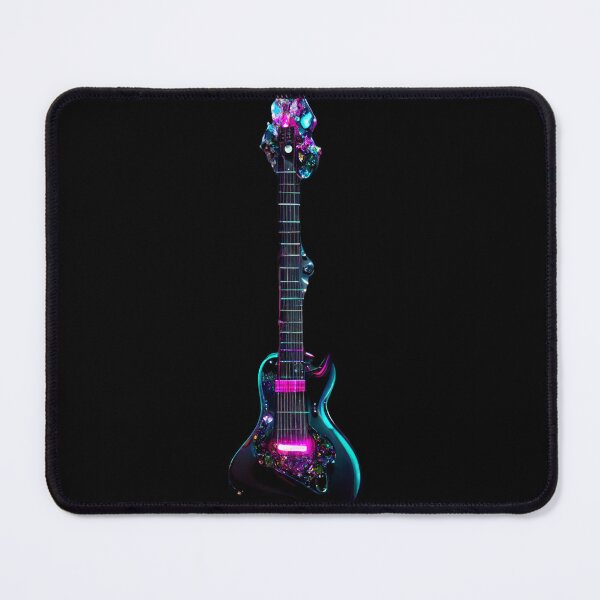 Item preview, Gfab Bfab Gen Ai FFab ABAI Surreal Trends Clothing Gemmed Electric guitar designed and sold by Surrealtrends.