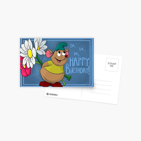 Da, da, da...Happy Birthday! Postcard