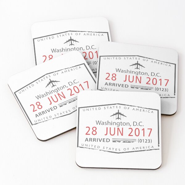 Item preview, Washington, D.C. Airport Stamp designed and sold by royumi.