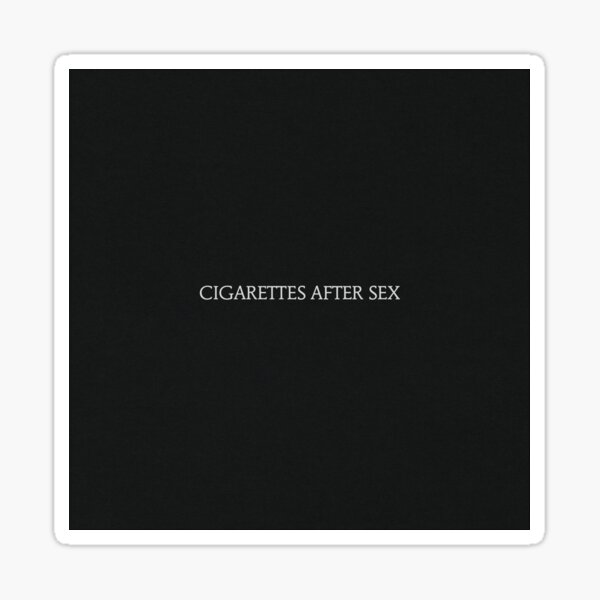 Cigarettes After Sex Album Sticker For Sale By Beatricechen Redbubble