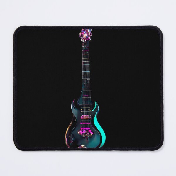 Item preview, Gfab Bfab Gen Ai FFab ABAI Surreal Trends Clothing Gemmed Electric guitar designed and sold by Surrealtrends.
