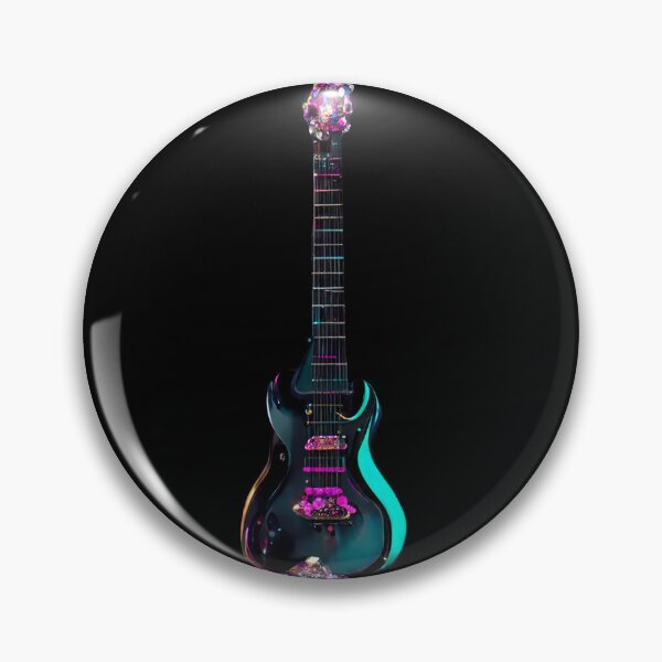 Item preview, Gfab Bfab Gen Ai FFab ABAI Surreal Trends Clothing Gemmed Electric guitar designed and sold by Surrealtrends.