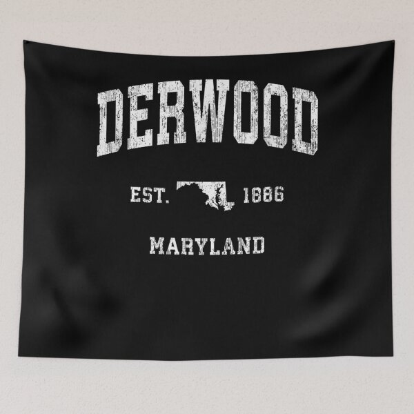 Item preview, Derwood Maryland Md Vintage Athletic Sports Design  designed and sold by vergiebee.