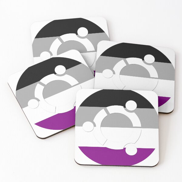 Item preview, Ubuntu Logo Asexual Pride designed and sold by thelizzerd.