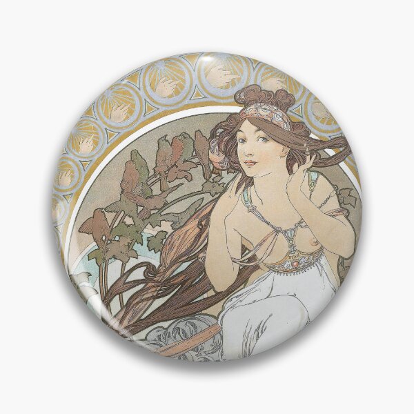 Artikelvorschau, Die Künste 1 -Alphonse Mucha -Jugendstil Mucha -Vintage Alphonse Woman Nouveau entworfen und verkauft von TeeARTHY.
