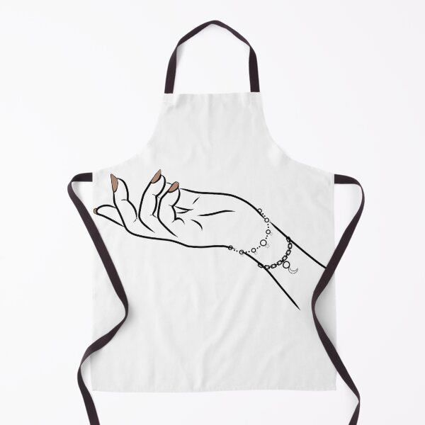 Item preview, Feminine Hand with Nails and Star and Moon Jewlery designed and sold by Pink Ribbon.