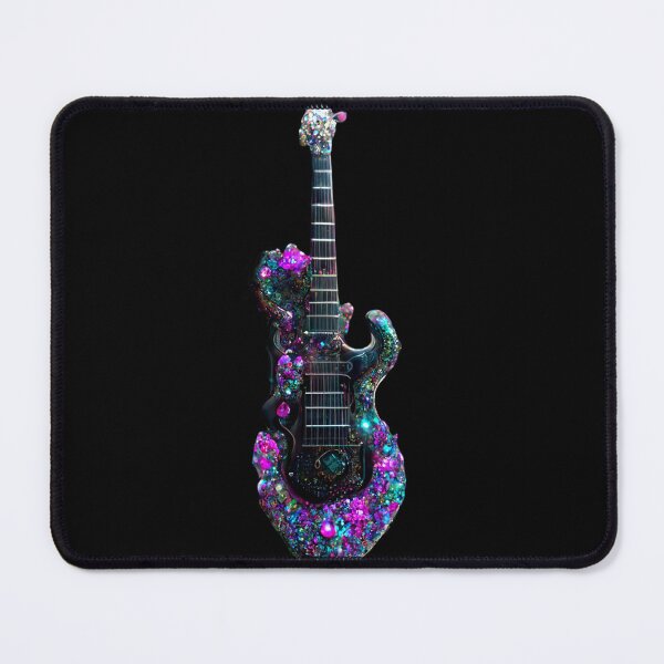 Item preview, Gfab Bfab Gen Ai FFabSurreal Trends Clothing Gemmed Electric guitar designed and sold by Surrealtrends.