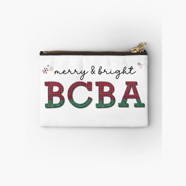 Item preview, Merry and Bright BCBA, Christmas Behavior Analyst Sticker designed and sold by VisionaryABA.