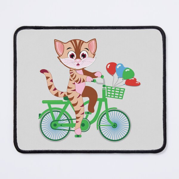 Item preview, Cycling Cat - (+ View this design on 75+ products) designed and sold by Julien Hebbrecht.