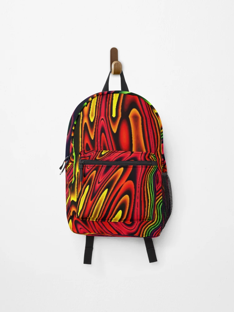 Thumbnail 1 of 3, Backpack, Neon Nightmare designed and sold by TiltedCode.